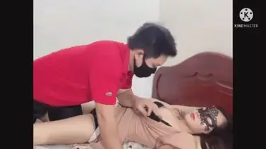 Istri Pulas Tidur Digenjot Liar Suami Sendiri